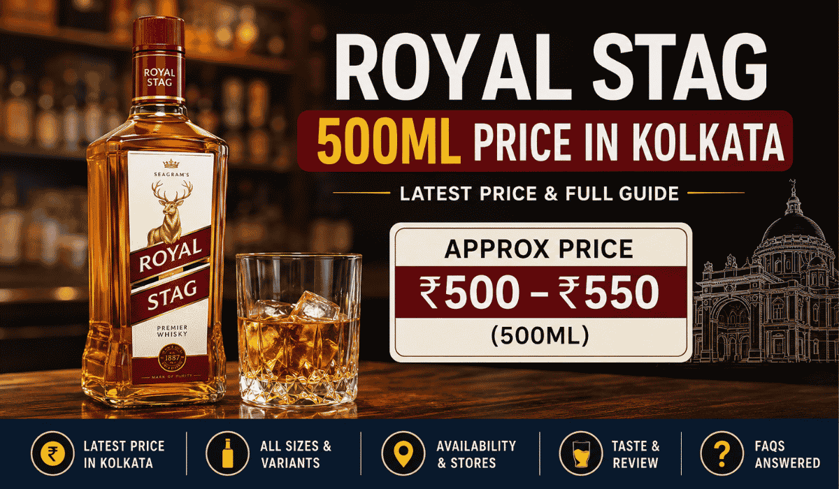 Royal Stag 500ml Price in Kolkata (2026): Latest Updated Rates